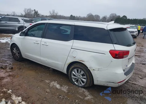 2017 Kia Sedona Lx из США, поврежденный, VIN KNDMB5C19H6237897